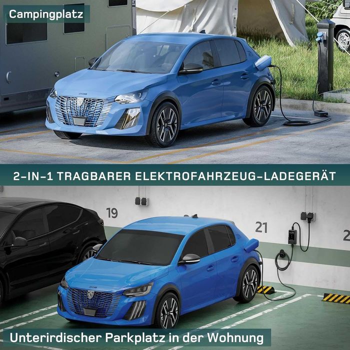 Зарядна станция за електрически автомобили тип 2 Schuko 3.7 kW / 3/Y..