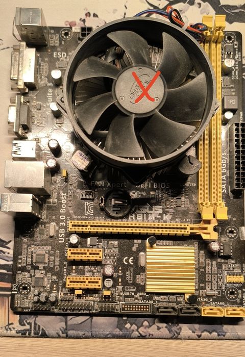 Комплект мать+проц