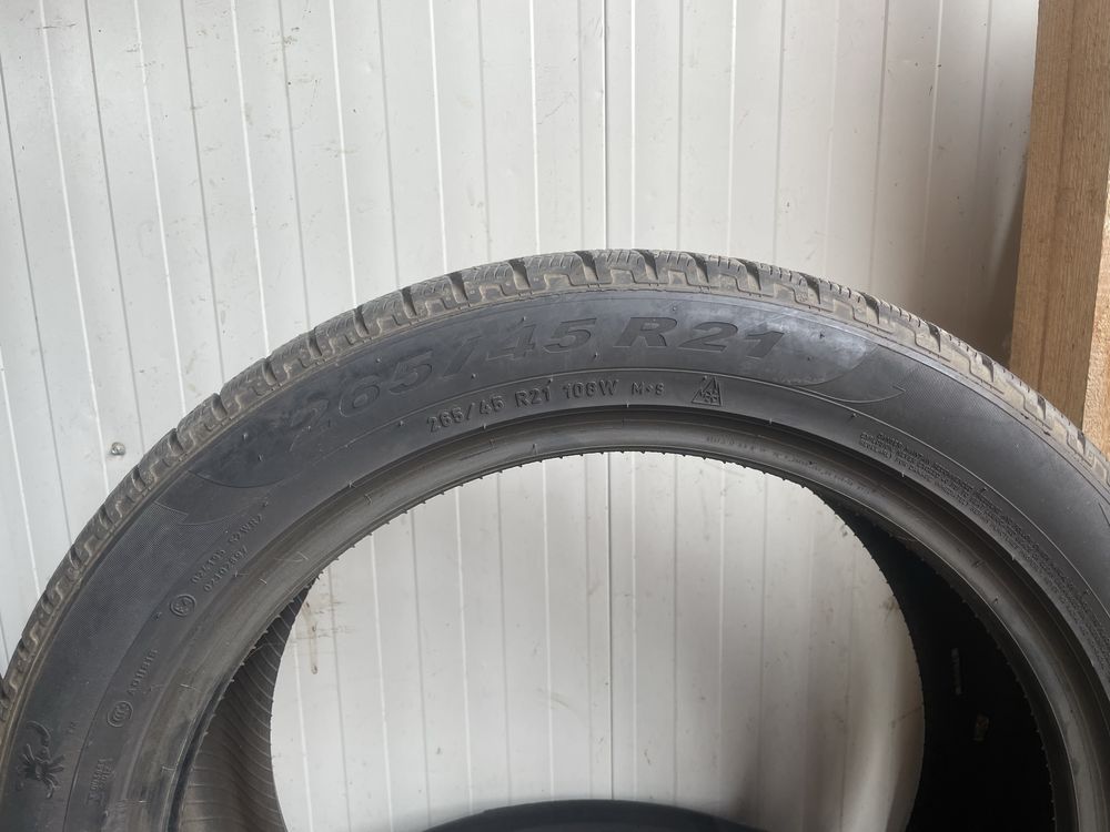 265/45/21 Pirelli Scorpion Winter, 4бр, 6мм, ДОТ 2019