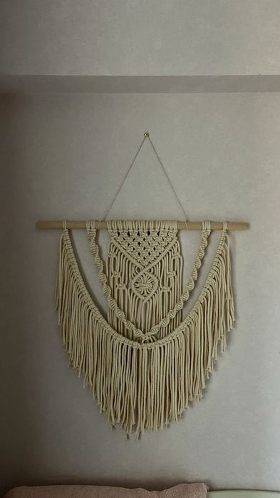 Пано макраме, вешается на стену