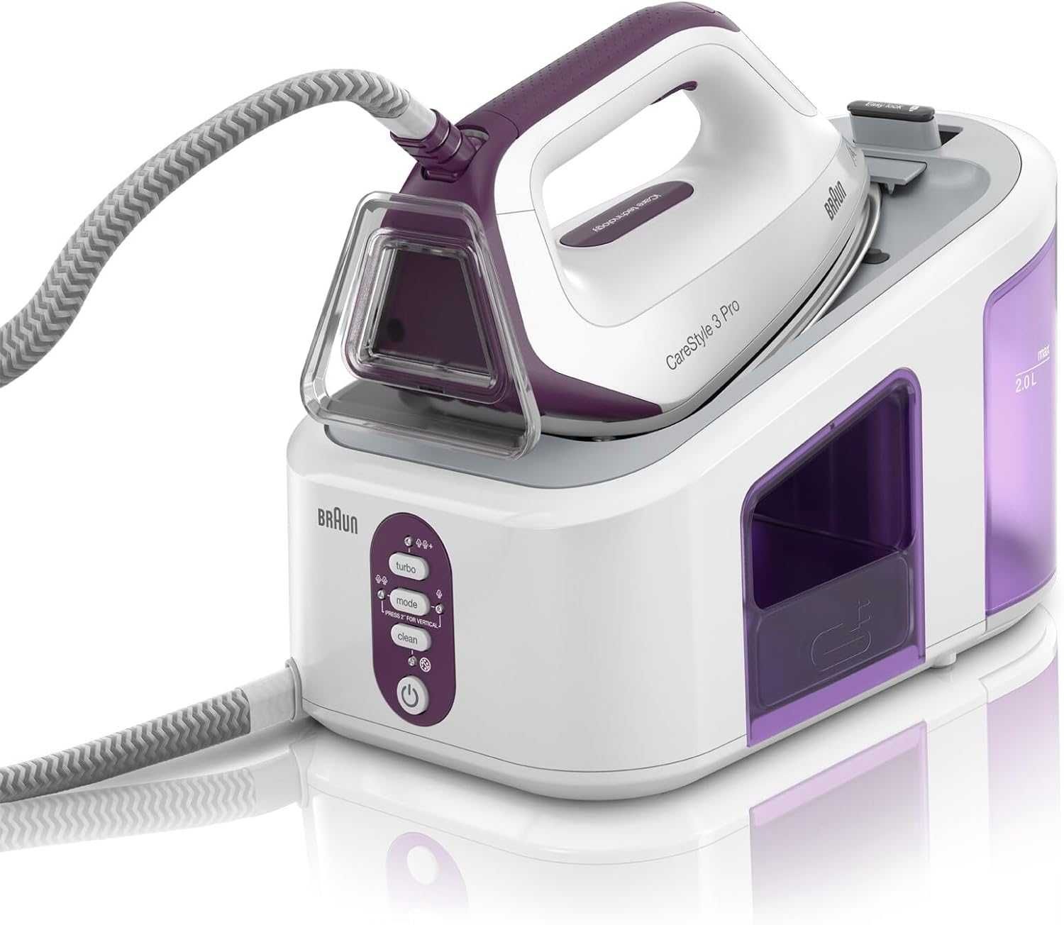 Braun CareStyle 3Pro Парогенератор, 2400W, 6,5bar, парен удар 430г/мин