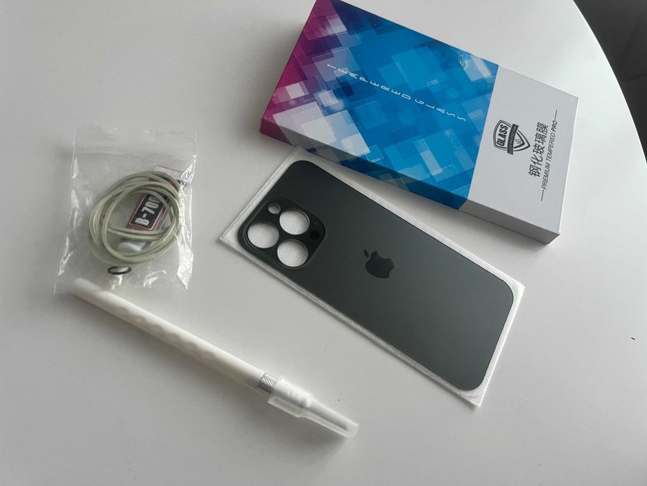 Geam Sticla Capac Spate Apple Iphone 13 Pro NOU + Kit montaj