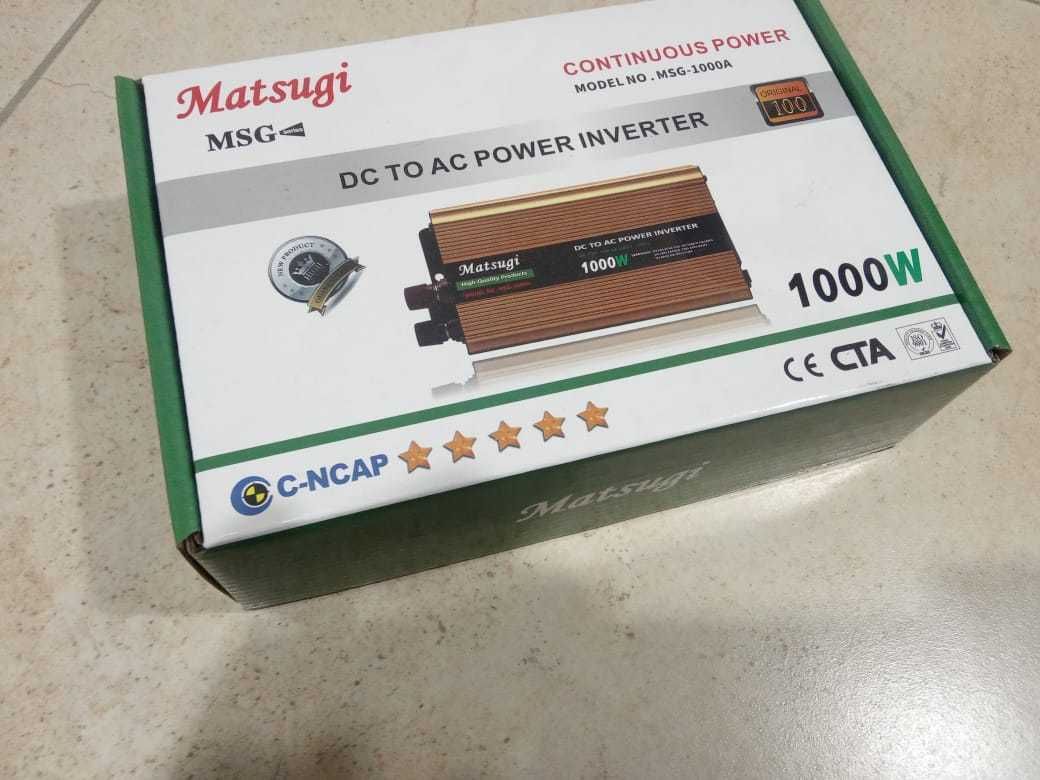 инвертор преобразователь напряжения инвертор 12/220 +USB инвертор 1000
