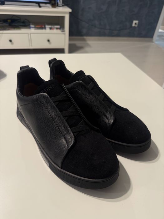 Zegna Suede Triple stich