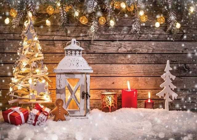 Fundal foto pentru Craciun Aiikes, vinil, multicolor, 240cm x 240cm