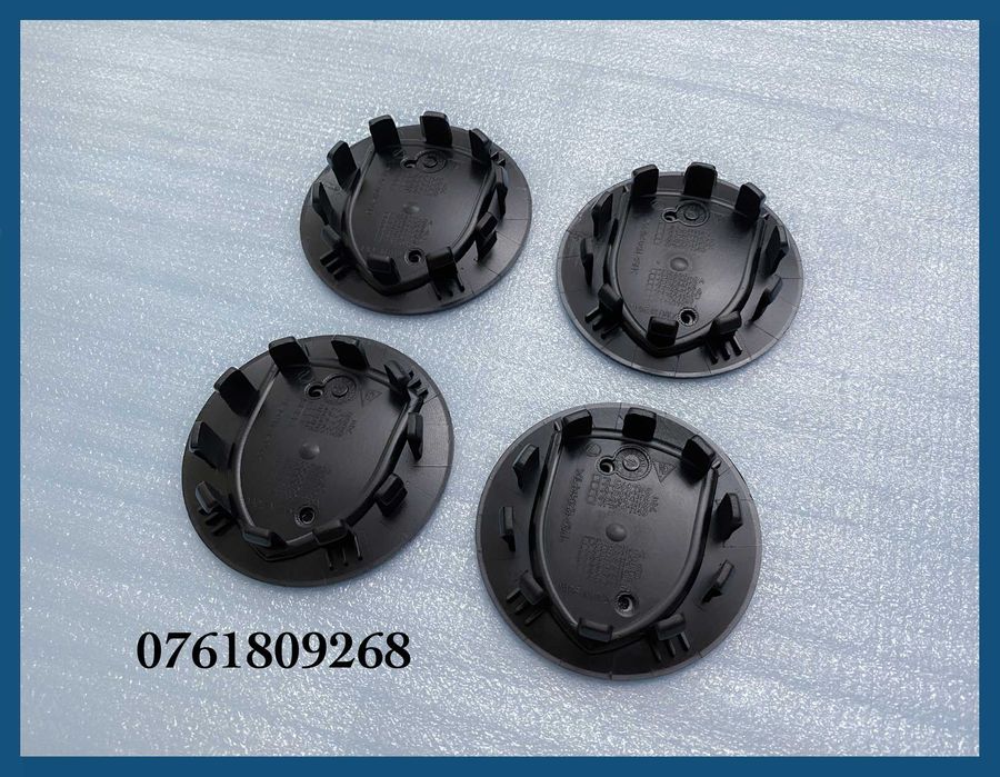Set 4 capace negre 76mm 7L5601149 jante aliaj Porsche
