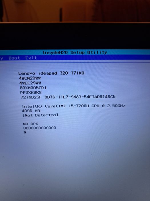 Laptop Lenovo gen. 7 display 17 inch pentru piese