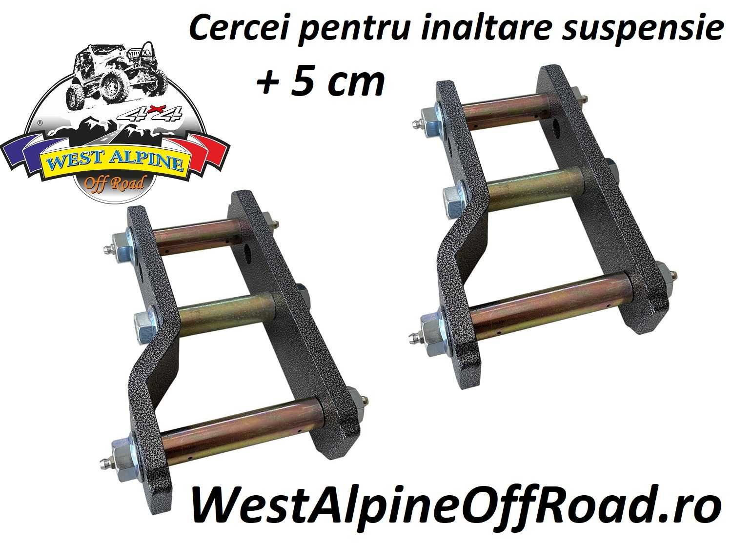 Cercei arcuri Toyota Hilux 2005-2015 - inaltare suspensie + 5 cm SET