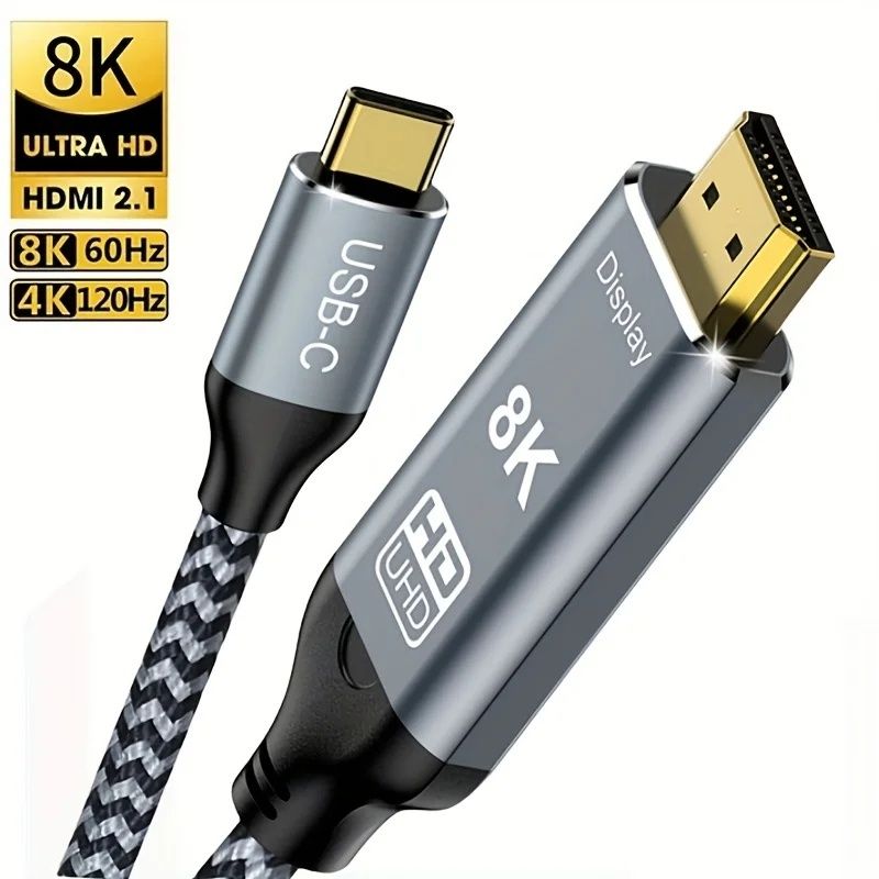 Кабел *8К* USB type C to HDMI