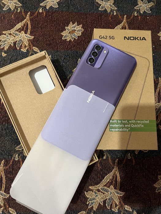 Nokia G42 5G 128gb/4gb ram purple nou