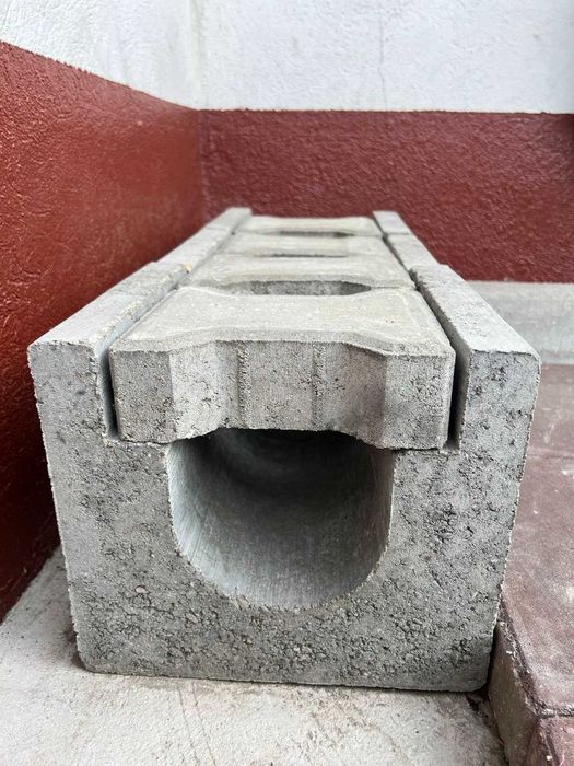 Rigola rezidentiala din beton 28.5x24x25 cm