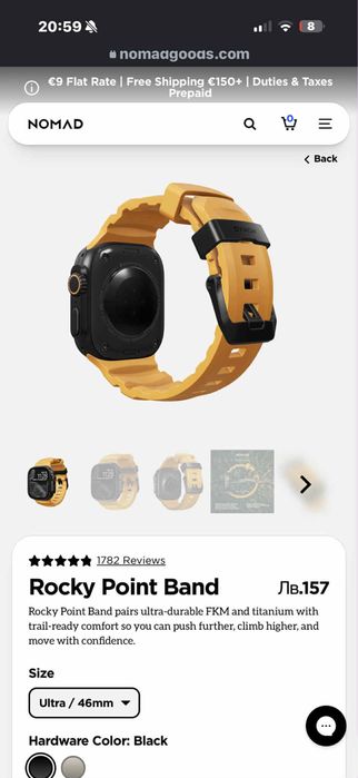 Каишка за Apple Watch Ultra 1-2, Series 1-10 & SE