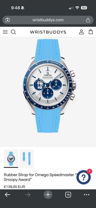Каишка за OMEGA Speedmaster Moonwatch
