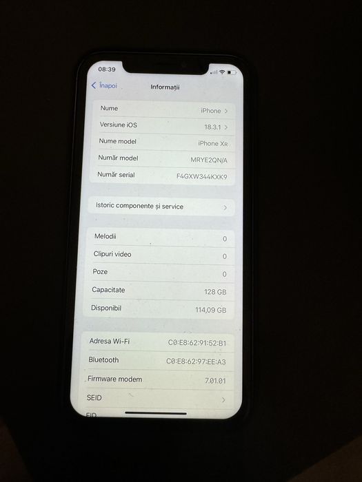 Ipad/iphone xr 128gb stare perfecta