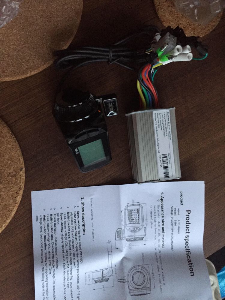 Controller display acceleratie pt bic trot electrice