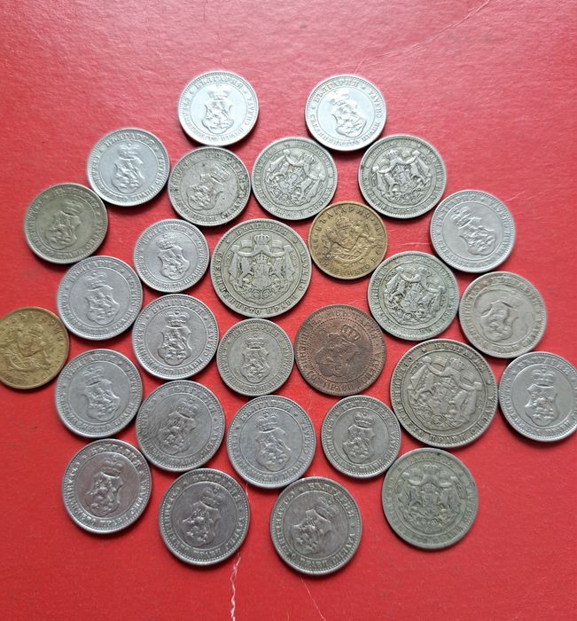 Лот стари български царски монети