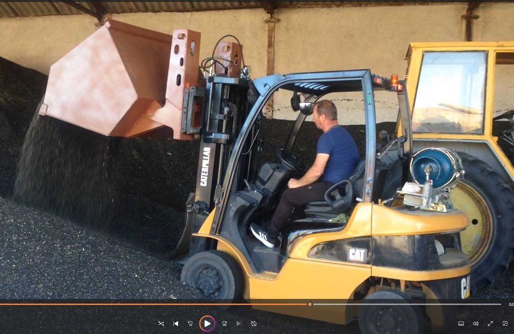 Кофа за насипни товари за мотокар