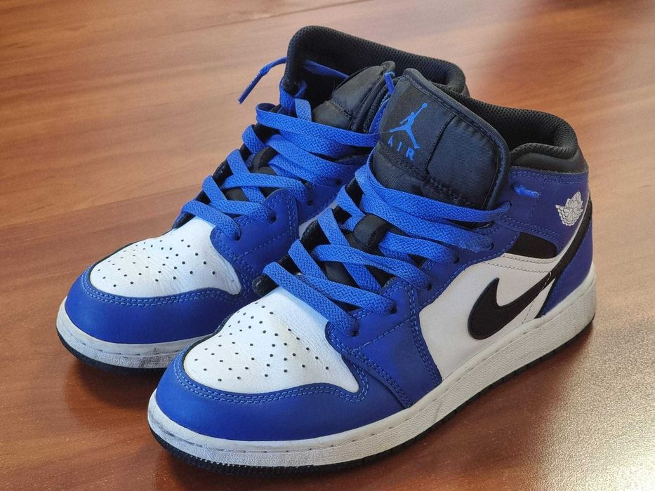 Sneakers Air Jordan 1 Mid (GS) DQ8423 402 Albastru – MARIMEA 38,5