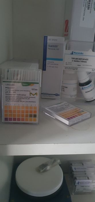 Ph qog'oz, ph бумага  ,PEROXID 100, TOPLAM SERTLİK