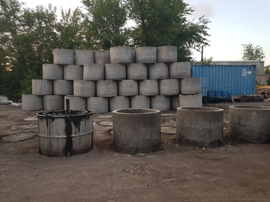 Продаются АРМИРОВАННЫЕ канализационные кольца и крышки 1 и 1,5м.