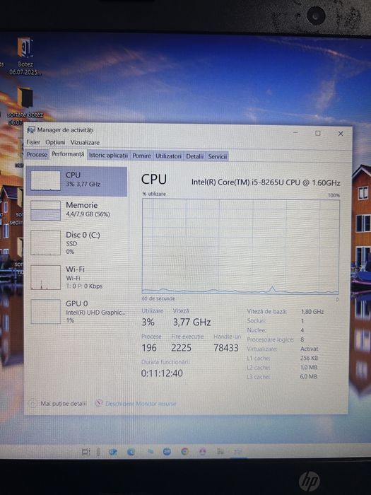 Laptop HP 250 G7 i5 8GB DDR 4 512GB SSD
