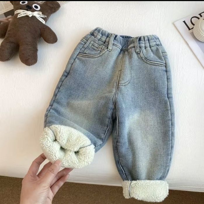 Джинсы утеплённые, на девочку