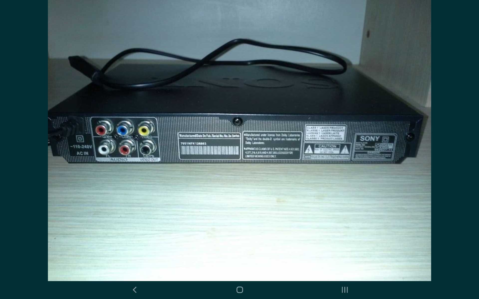 Новые мощные и компактные DVD "SONY" (Made in Malaysia), с гарантией!