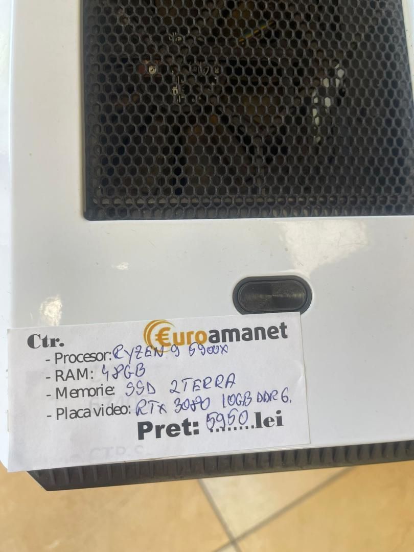 Unitate Gaming Ryzen 9, RTX 3080, 48GB Ram -A-