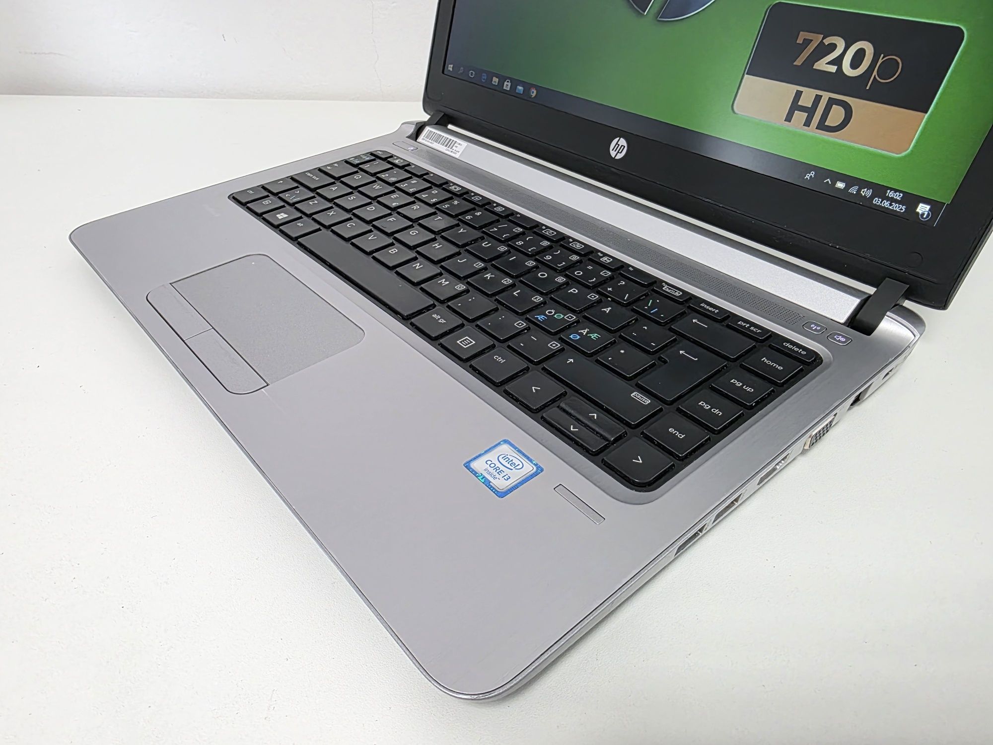 Laptop HP metalic i3 16gb SSD Ultrabook Slim .Garantie 1 an