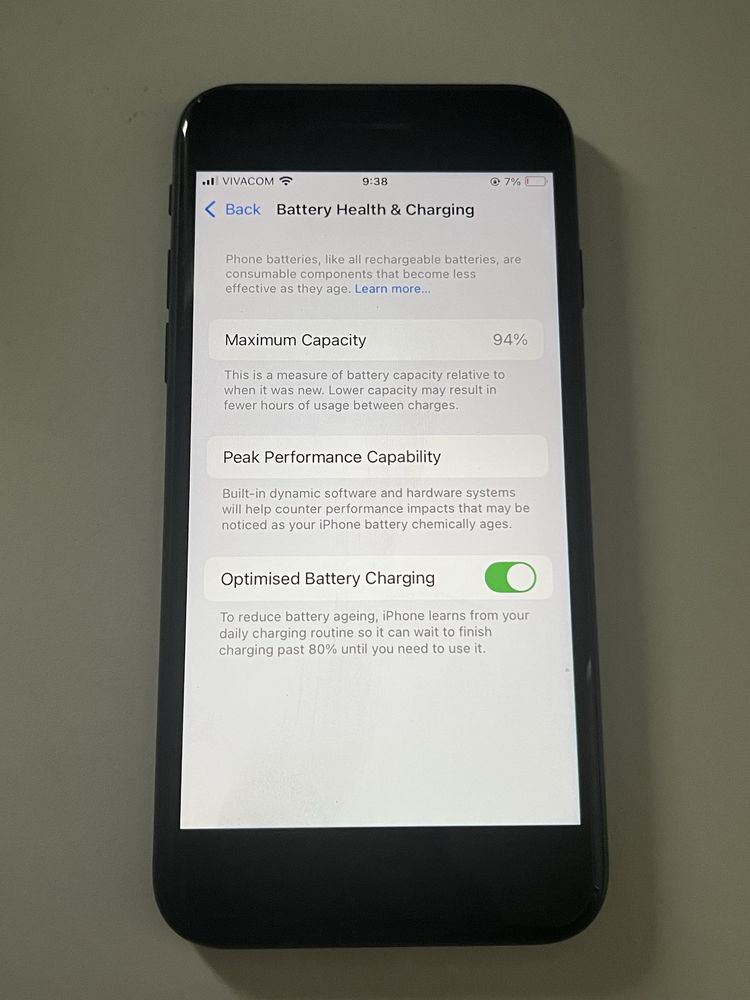 Iphone se2022 94%