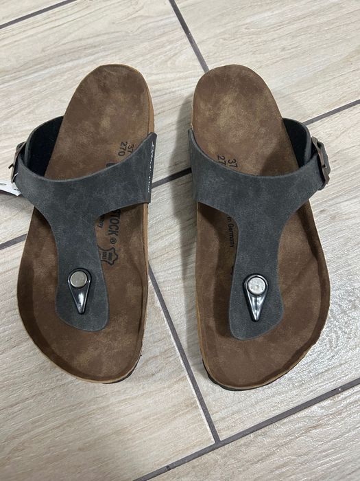 Papuci piele naturala 37