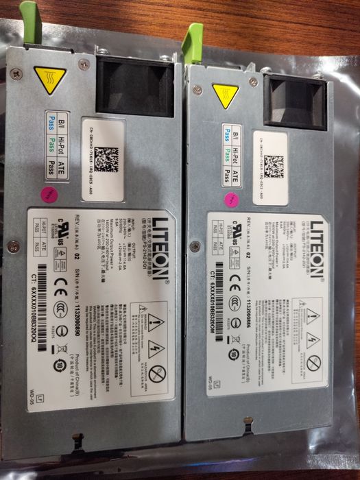 Продавам работещи сървърни захранвания Lite On 1400W