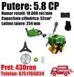 Motocoasa Motocositoare Benzina 5.8Cp Latime Taiere 254mm+Livrat Grat