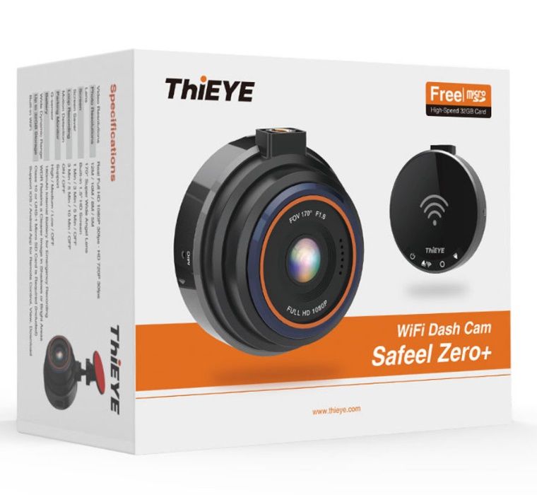 Camera auto Thieye Safeel Zero+ Full HD , Card 32GB inclus, 170 °