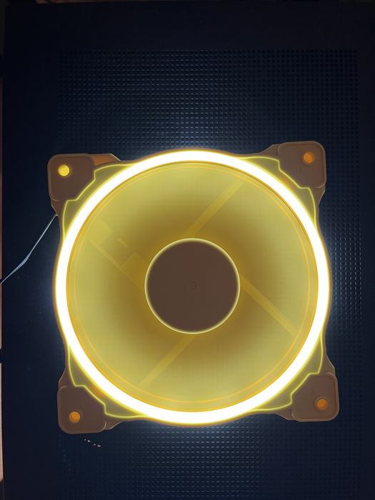Вентилятор ID-COOLING ZF-12025-Lemon 4-pin