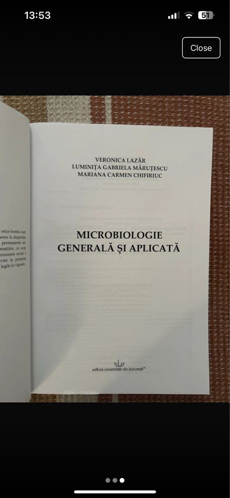 Carte microbiologie generala si aplicata