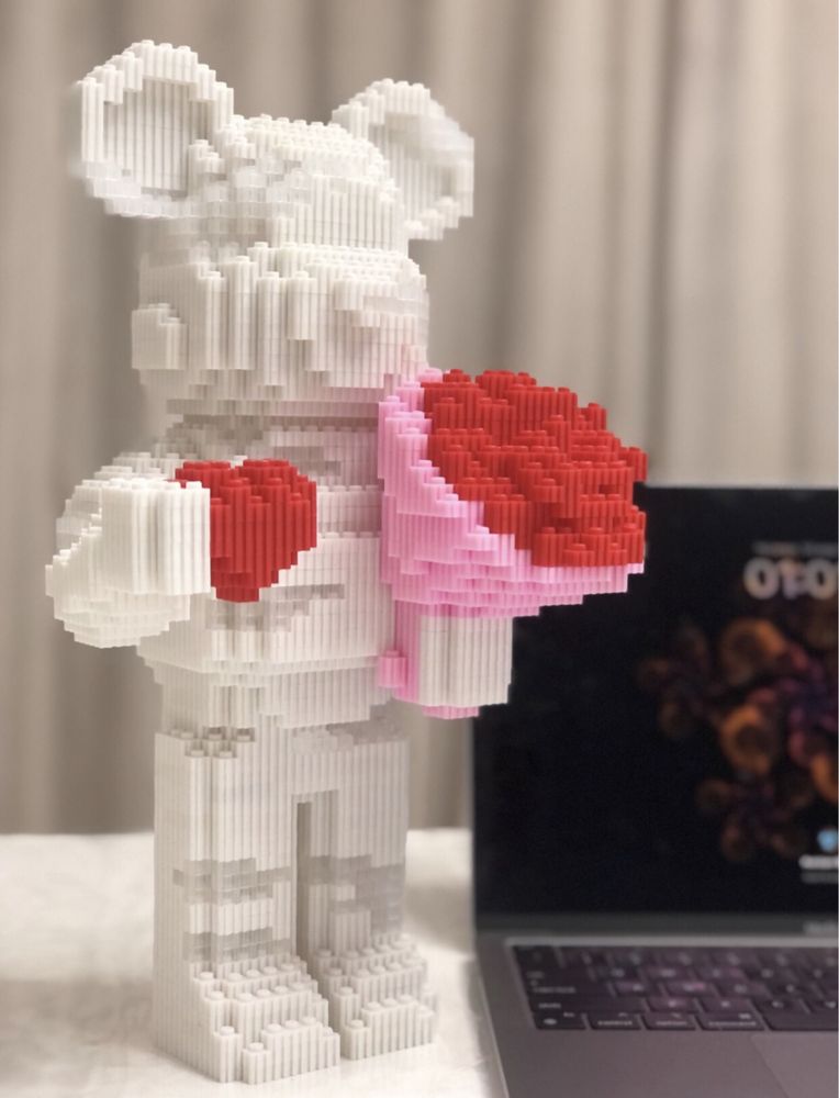 Лего-цветы , Декоративные розы, Лего-мишки