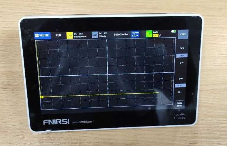 Осциллограф FNIRSI-1013D, 2 канала, 100MHz, 1GSa/s, новый