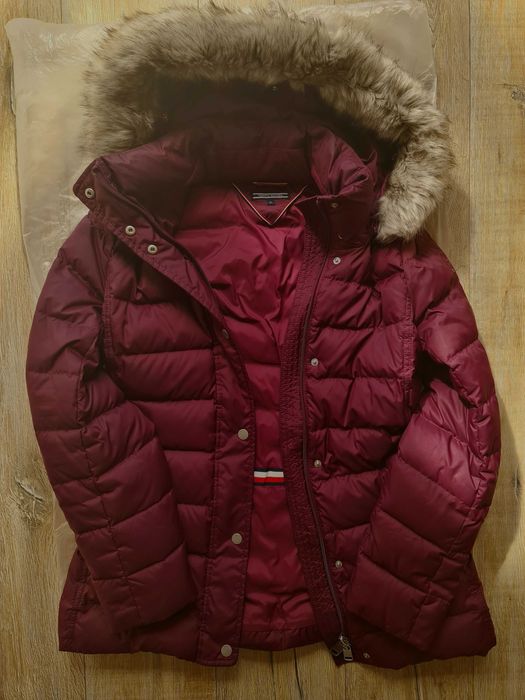 TOMMY HILFIGER Дамско пухено яке XS
