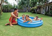Piscina Intex Crystal, 275 litri,147x33cm,noua, sigilata,pompa BONUS
