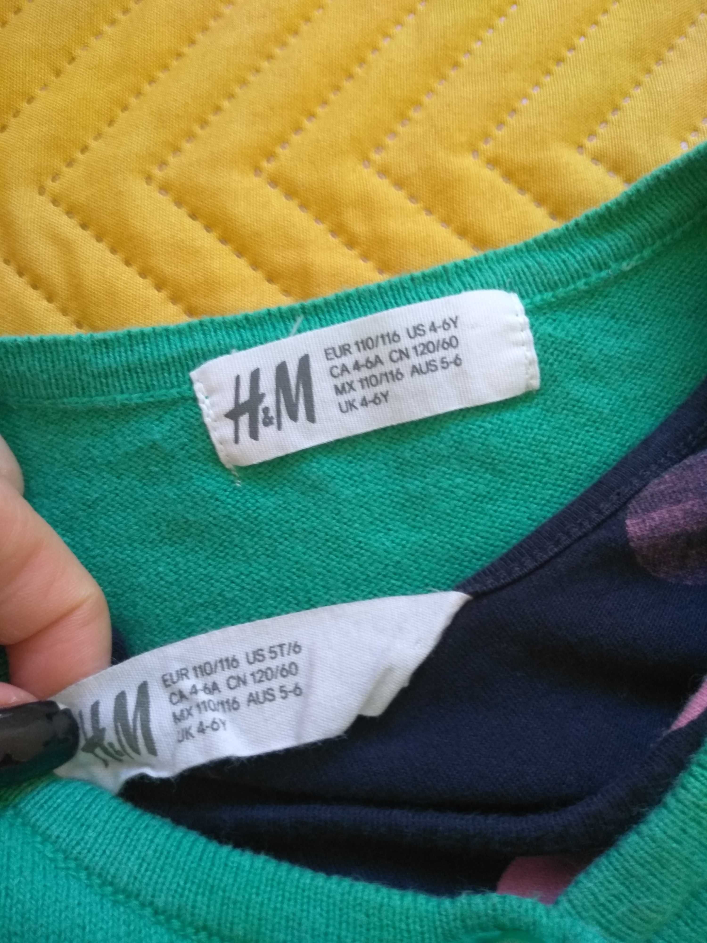 Set Rochie si bluza cardigan H&M 4 - 6 ani