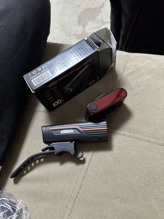 новые задний и переднийвелосипедный фонарь 1200 люмен с экраном заряда