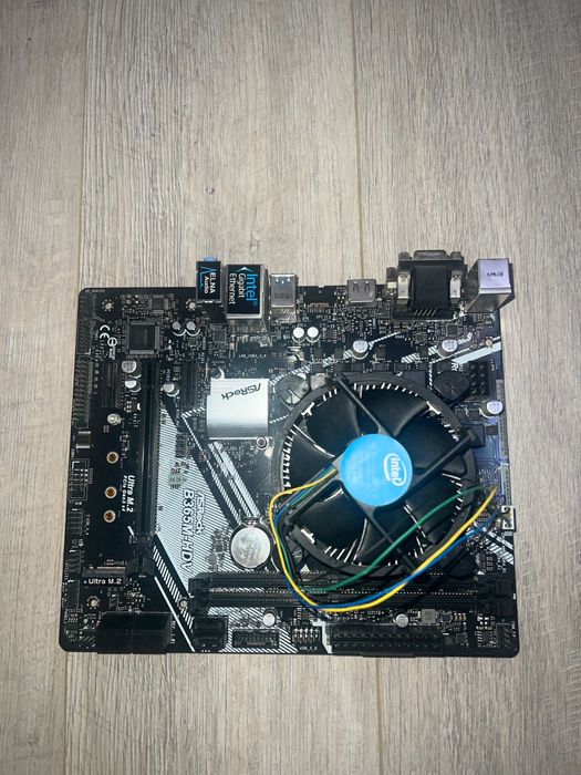placa de baza ASROCK B365-HDV+ procesor i3-9100f