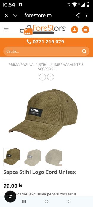 Șapcă, minge, briceag multifuncțional Stihl Noi. Super oferta.