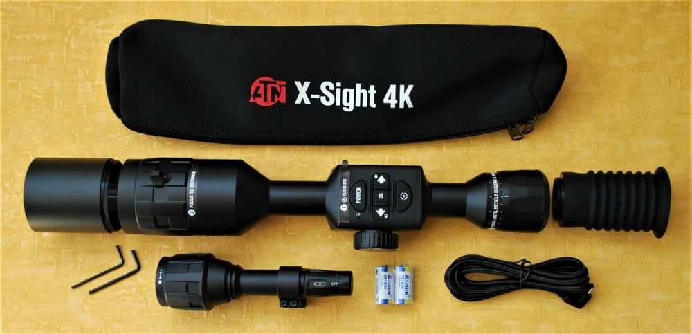 ATN X-Sight 4K Pro 5-20x Прицел за дневно нощно виждане Мерник за лов