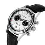 Sugess 1963 Pilot Mecanic Cronograf Panda Safir 40 mm Seagull ST1901