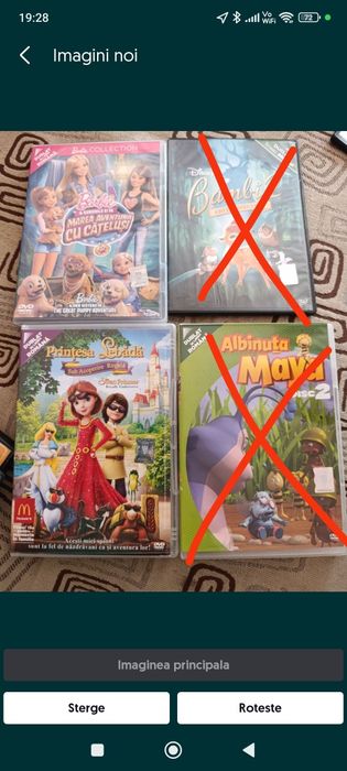 Dvd-uri desene animate Barbie si Printesa lebada si altele