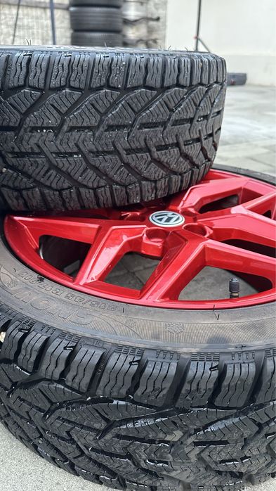 Jante 17 cu Anvelope 215/45/17 IARNA/VARA Seat, Ibiza, VW, Polo, Audi