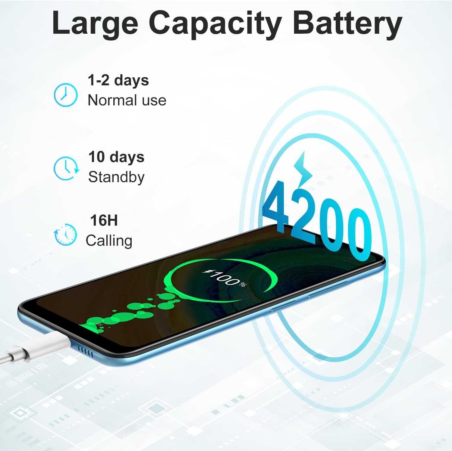 DOOGEE X98 4200mAh Battery, 4G Dual SIM, 8MP+5MP, Face ID