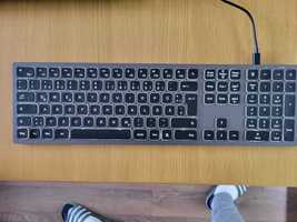 Бежична клавиатура QWERTZ с подсветка